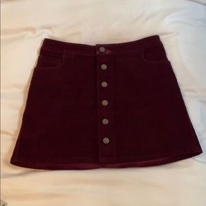 Corduroy skirt
